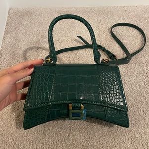 Hourglass Top Handle Bag